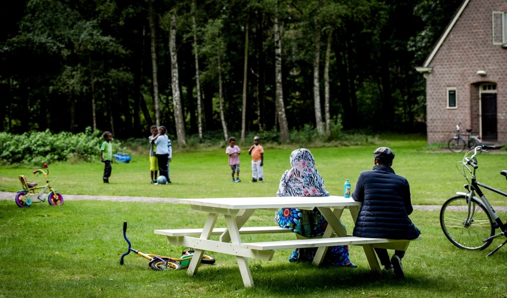 Het asielzoekerscentrum (azc) in Gilze, waar Ali Ghezawi verbleef. (beeld anp / Robin van Lonkhuijsen)