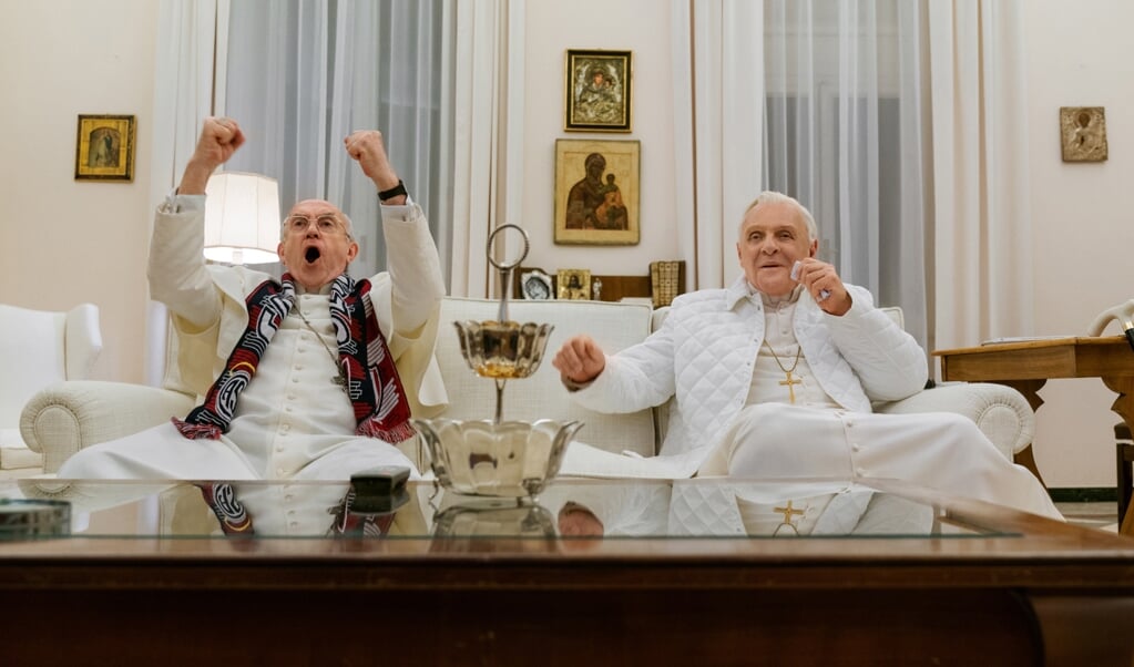 Strijd verbroedert: de WK-finale Duitsland-Argentinië als metafoor voor de Kerk. (beeld Peter Mountain)