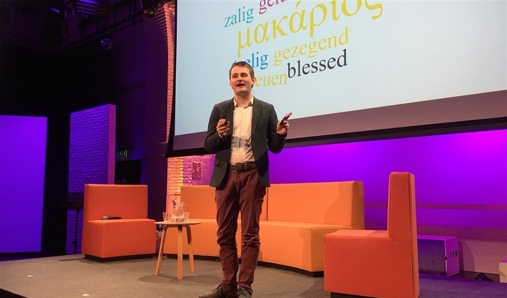 Mark de Jager werd vorig jaar tijdens de Nacht van de Theologie uitgeroepen tot Jonge Theoloog des Vaderlands. (beeld pthu)