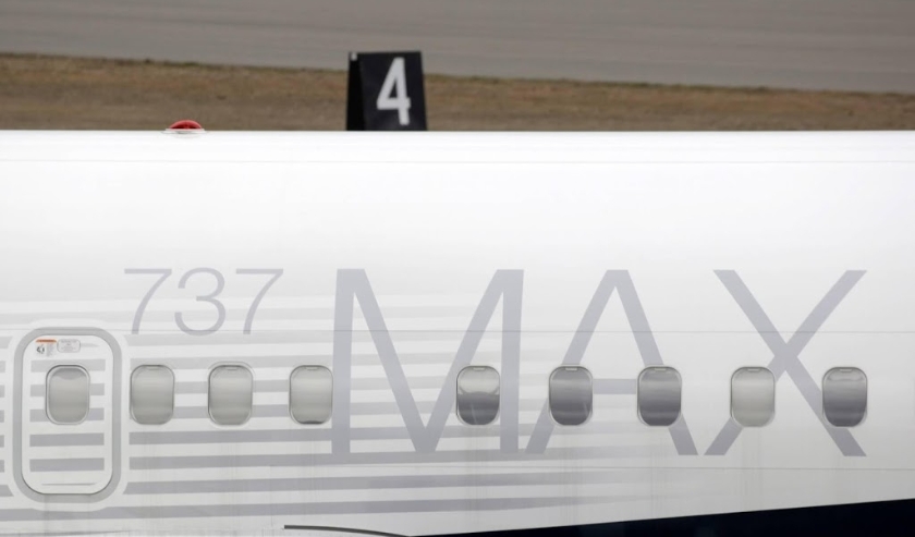 2019-03-12 22:24:57 FILE PHOTO: A Boeing 737 MAX 8 aircraft is parked at a Boeing production facility in Renton, Washington, U.S., March 11, 2019. REUTERS/David Ryder/File Photo (beeld anp)