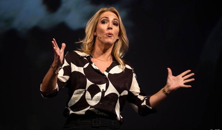 2019-12-14 16:27:15 NIEUWEGEIN - Fractievoorzitter Lilian Marijnissen tijdens het partijcongres van SP. ANP JEROEN JUMELET ( beeld anp)