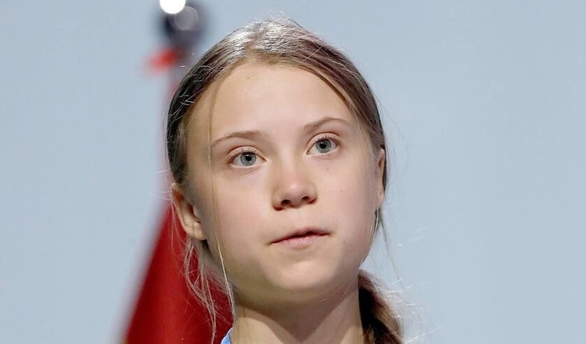 2019-12-11 07:53:37 epaselect epa08061914 Swedish environmental activist Greta Thunberg delivers a speech during a plenary session on the second day of high level segment talks in the framework of the COP25 UN Climate Change Conference in Madrid, Spain, 1 ( beeld anp)