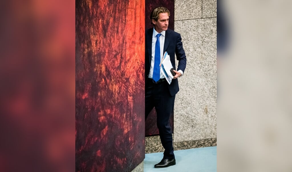 Staatssecretaris Bas van ’t Wout (Sociale Zaken) heeft dinsdag aangekondigd dat de wet die dat regelt op 1 januari in werking treedt. (beeld anp / Bart Maat)