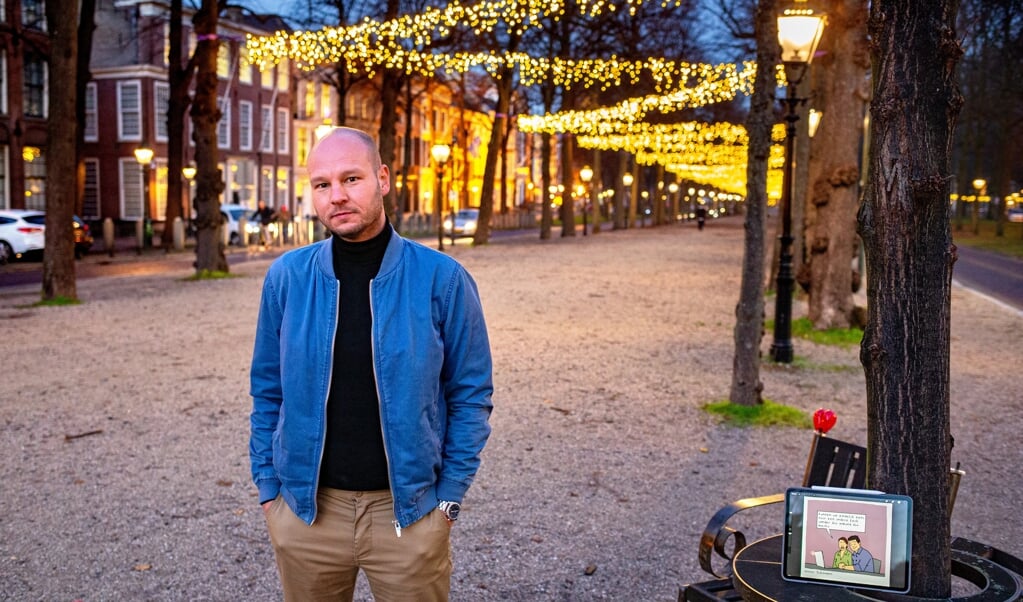 Walter Dijkshoorn: 'Mensen geloven soms omdat ze nu eenmaal geloven. Ik hoop dat mijn werk zorgt voor zelfreflectie en discussie in de kerk.' (beeld Dirk Hol)