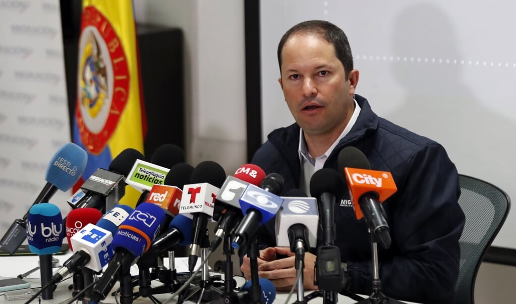 Juan Francisco Espinosa, hoofd van de Colombiaanse immigratiedienst, gaat ervan uit dat 80 procent van de terugkerende Venezolanen opnieuw naar Colombia komt als de pandemie voorbij is. (beeld epa / Mauricio Duenas Castaneda)