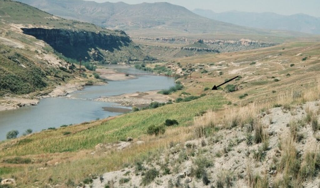 Het gebied in Lesotho waar de jager-verzamelaars meer dan duizend jaar geleden rondtrokken. (beeld Peter J. Mitchell)