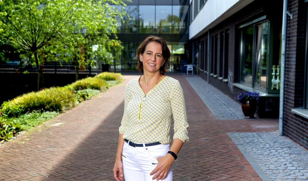 Maria Vroegindeweij, verpleegkundige bij Nieuw Rijsenburgh in Sommelsdijk, hield de afgelopen weken een dagboek bij. (beeld Arie Kievit)