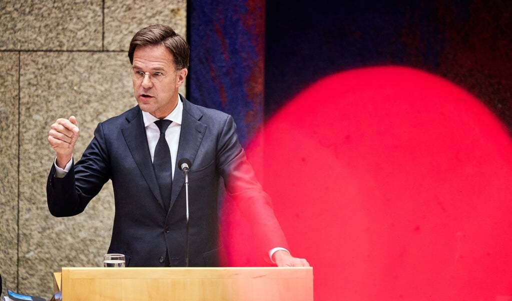 2020-07-01 20:20:10 Prime Minister Mark Rutte in the House of Representatives during a debate on institutional racism in the Netherlands. In The Hague, the Netherlands, 1 July 2020. ANP PHIL NIJHUIS (beeld anp / Phil Nijhuis)