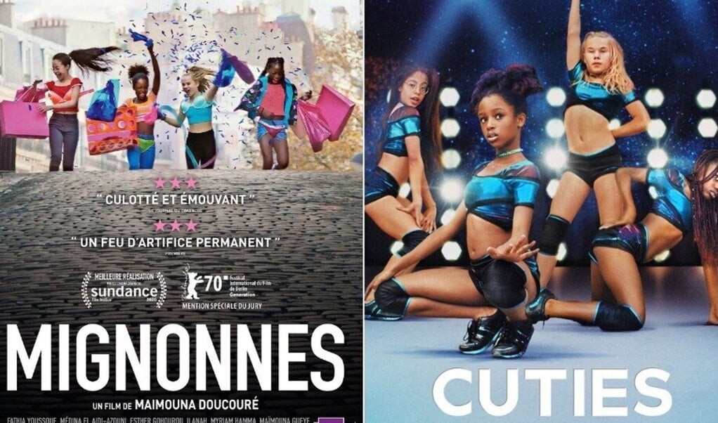 Links de Sundance-poster, rechts de poster waarmee Netflix aanvankelijk de film aanprees. (beeld Sundance/Netflix)