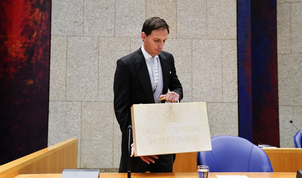 Minister Wopke Hoekstra van Financiën. De begroting voor ontwikkelingssamenwerking is volgens hulporganisaties 'beschamend' laag. (anp / Phil Nijhuis)