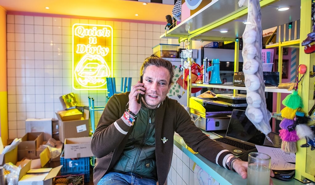 Jeroen Lens, eigenaar Mexicaans restaurant Local Dealer, door corona heeft hij veel problemen.
(beeld Guus Dubbelman)