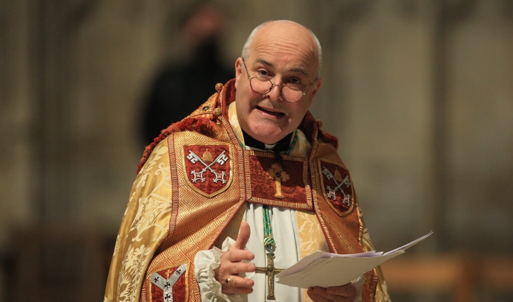 De aartsbisschop van York, Stephen Cottrell, leidt het ‘visie en strategie’-proces in de Anglicaanse Kerk van Engeland. (beeld afp / Lindsey Parnaby)