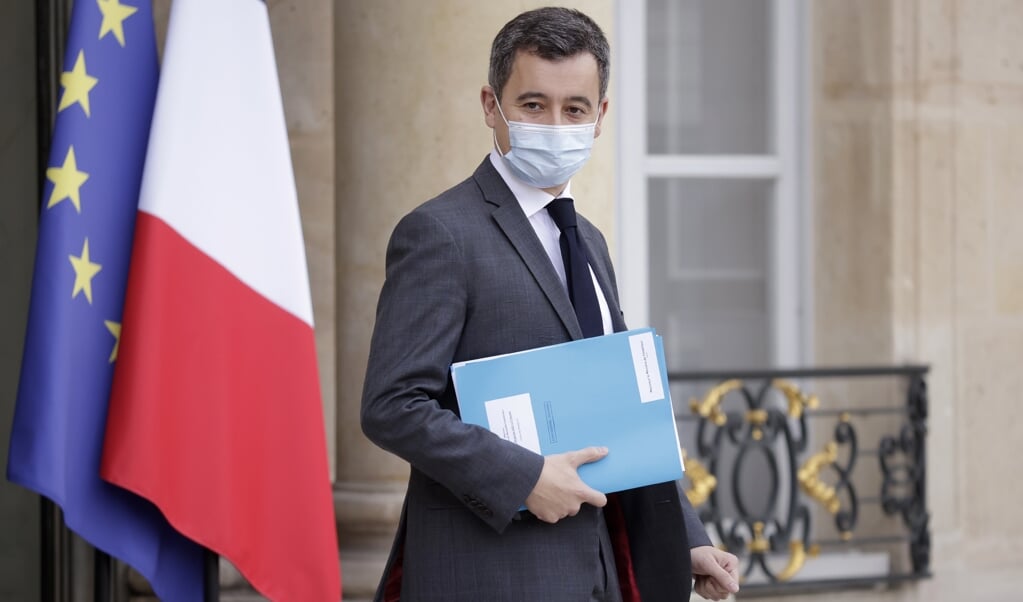 Gerald Darmanin, minister van Binnenlandse Zaken, heeft weinig op met religie. (beeld epa / Yoan Valat)