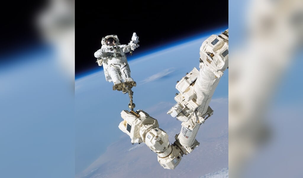 Het zou mooi zijn als ook christenen zich aanmelden voor het astronautenprogramma van de Europese ruimtevaartorganisatie ESA. (beeld afp )