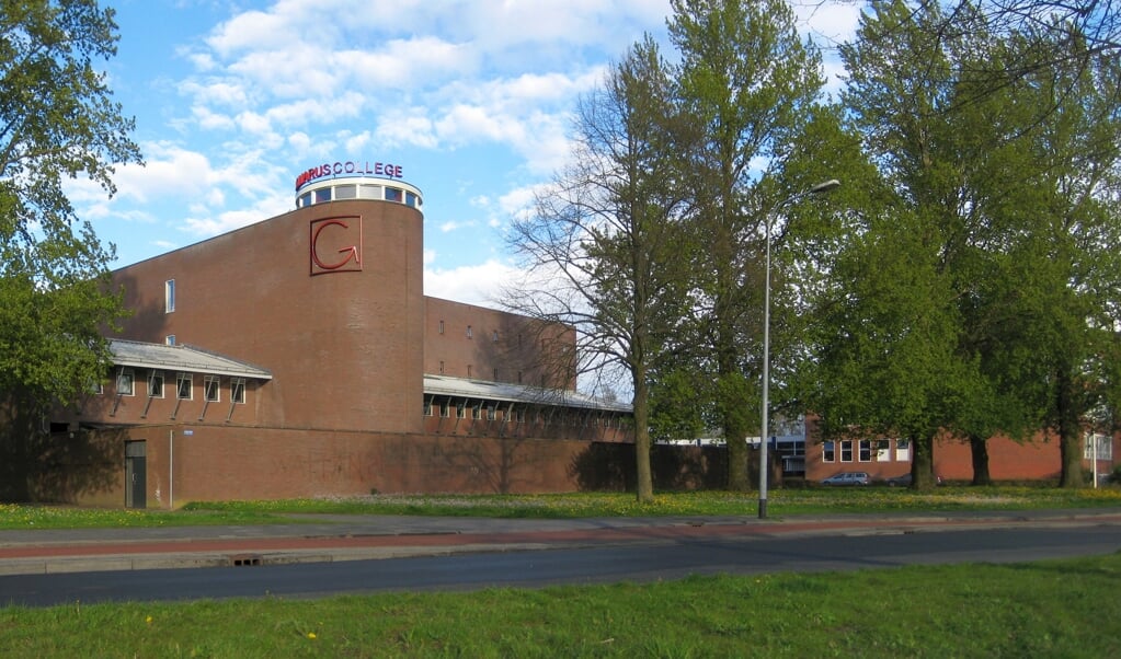 Het Gomarus College in Groningen, onderdeel van de Stichting Gereformeerde Scholengroep. (beeld wikimedia)