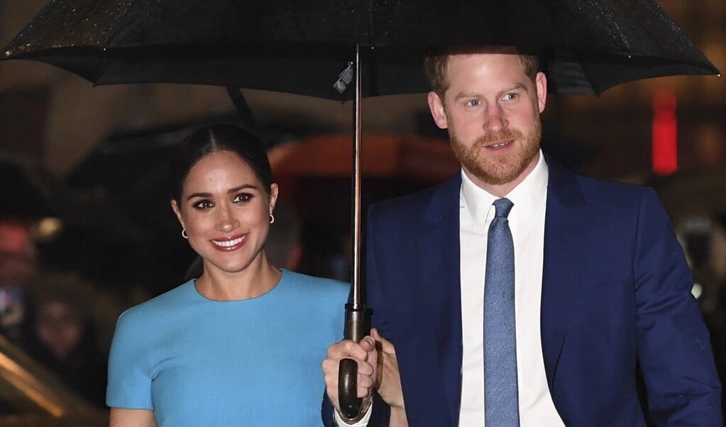 Zondag wordt het interview van Winfrey met Meghan Markle en prins Harry uitgezonden. (DANIEL LEAL-OLIVAS / AFP)