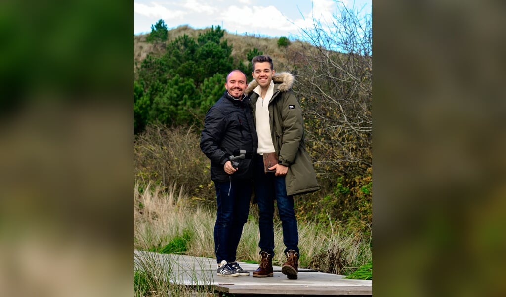 Willem van Leunen (45) en Jarno Korf (23): ‘Het maken van de film voelt voor ons als noodzakelijk.' (beeld Arjan Bakker)