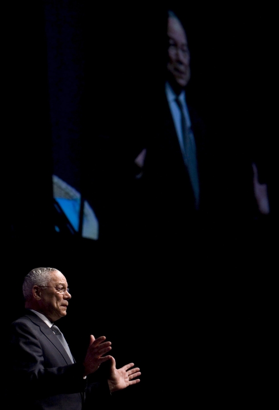 De mokerslag van Colin Powell