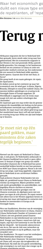Terug naar Afrika