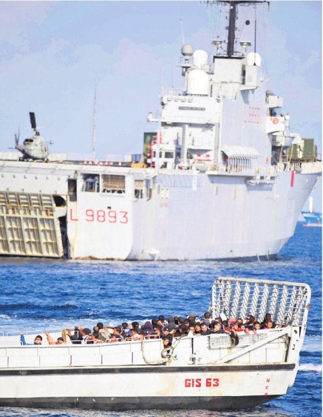 Italië mag vluchtelingen op zee niet terugsturen