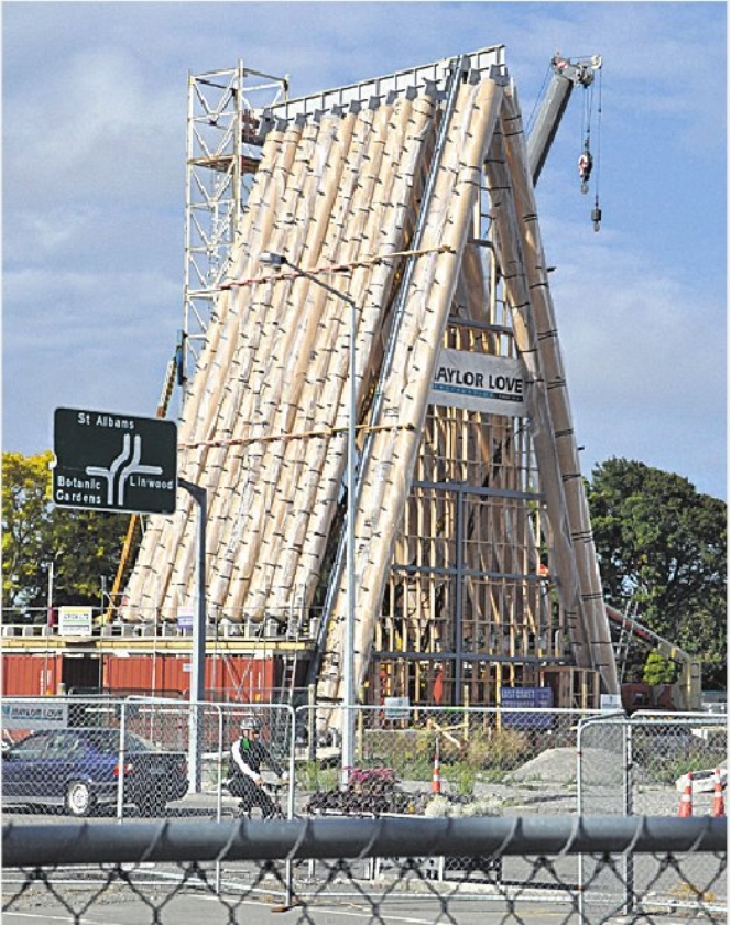 Kartonnen kathedraal in Christchurch geopend
