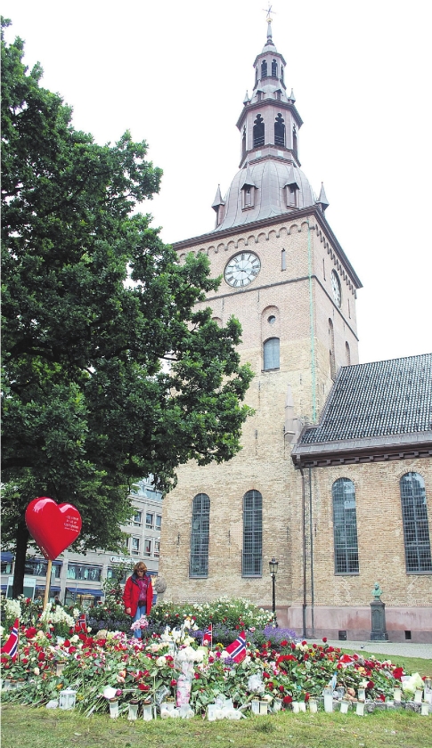 Sinds Breivik zit de kerk vol