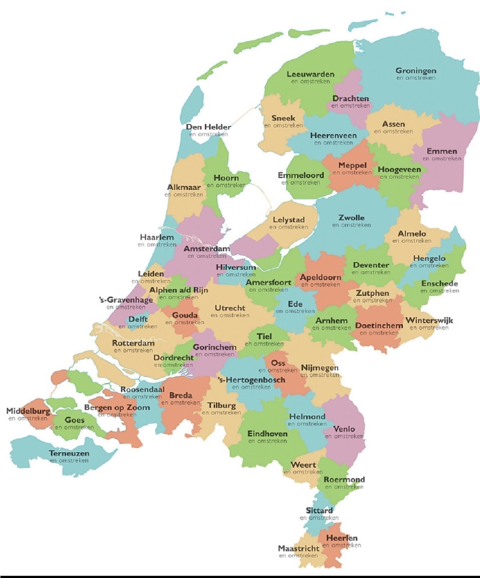 Het ideale aantal van 57 gemeenten
