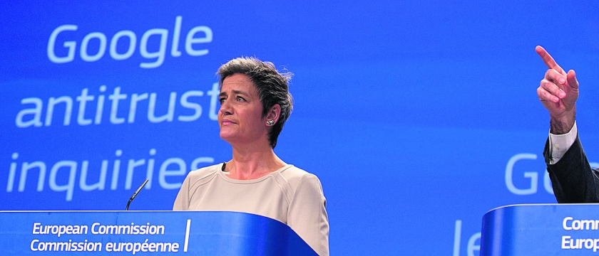 Europese Commissie pakt Google aan Google verkoopt geen producten, maar consumenten (ap / Virginia Mayo)