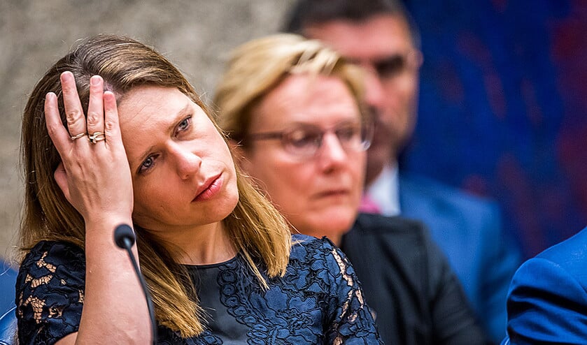 Minister Schouten (Landbouw): ‘Het enige dat ik kon zien, was dat de kalverenadministratie bij 2100 bedrijven niet klopte.’ (anp / Lex van Lieshout)