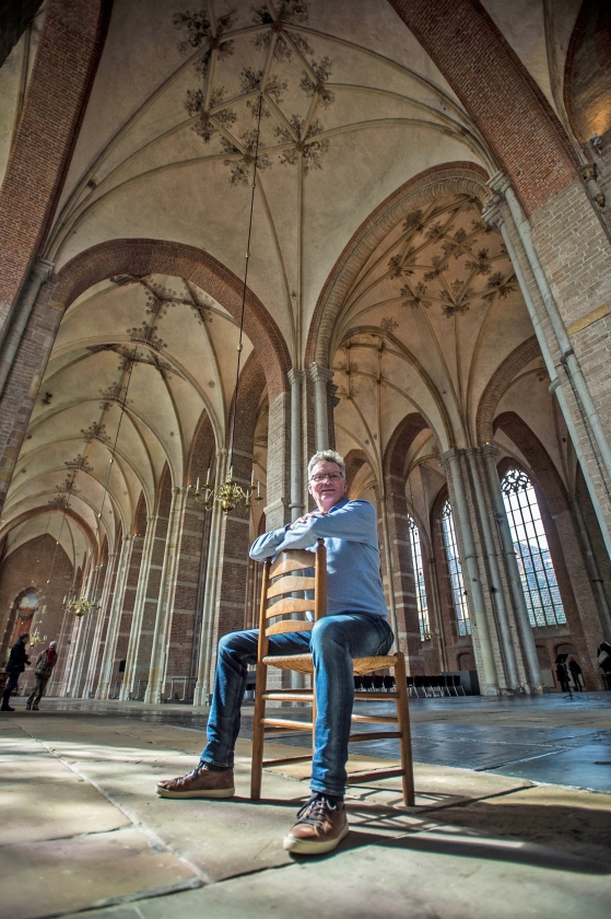 Pionier Henk-Jan Gosseling laadt zich soms op in een evangelische dienst (Carel Schutte)