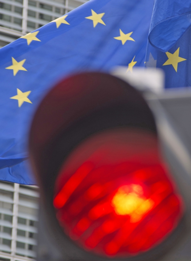 Voor een initiatiefwet voor een Nexit is in de Tweede Kamer in de verste verte geen meerderheid te vinden. (ap)