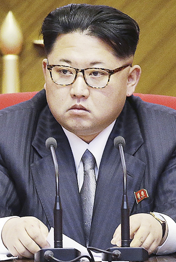 Kim Jong-un, leider van Noord-Korea. (ap / Wong Maye-E)
