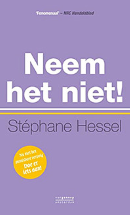 Rikko Voorberg: 'Stéphane Hessel activeert de hoop in mij' (Martin Waalboer)
