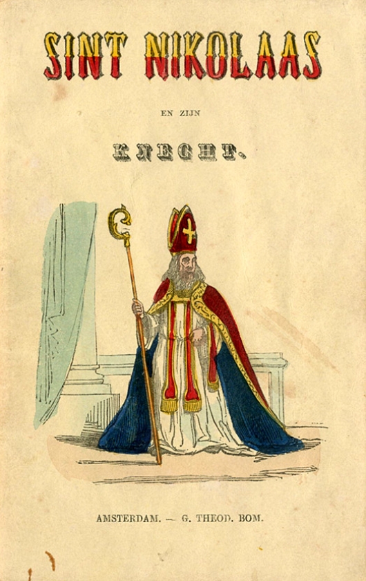 Het eerste Sinterklaasboek van Jan Schenkman. (persmuseum)