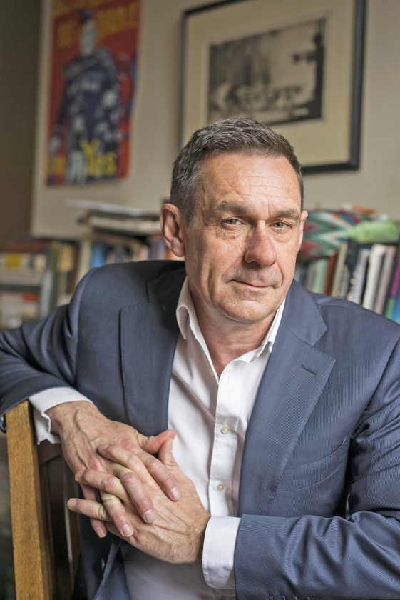 Paul Mason: ‘Ik wil helemaal geen voedselbanken, ik wil een situatie waarin deze niet nodig zijn.’ (Antonio Olmos)