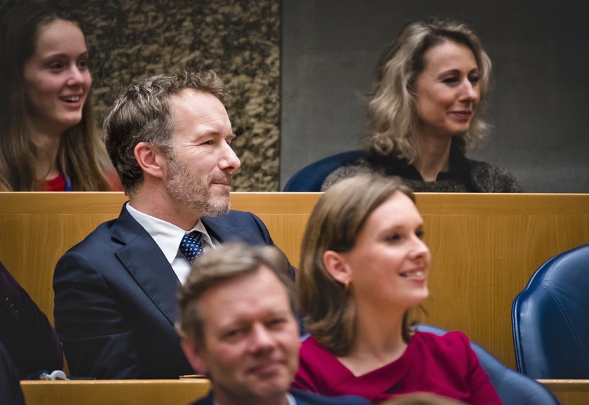 Wybren van Haga is volgens HP/De Tijd ongelukkig in de Kamer. Uit het stuk, geschreven door een bekende van hem, stijgt het beeld op van een gedesillusioneerd Kamerlid dat zich ‘geknecht’ en ‘kaltgestellt’ voelt door de VVD-top. (anp / Bart Maat)