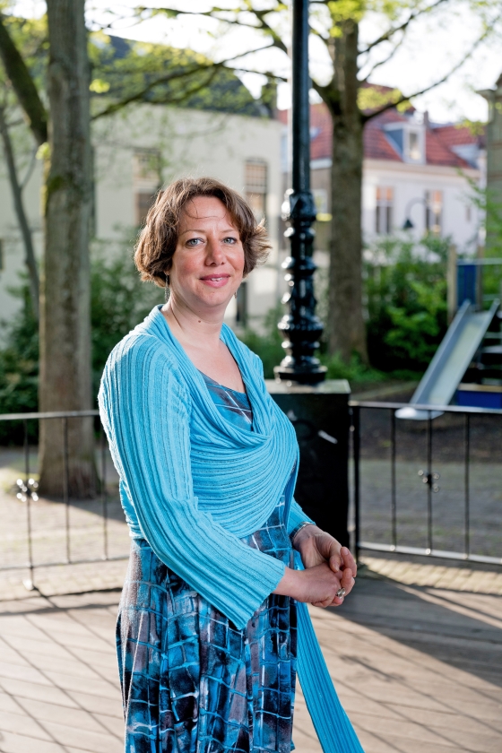Janneke Bregman: ‘Ik merk dat er maar weinig mensen durven te vragen hoe ik Moederdag beleef.’ (Joost Hoving)