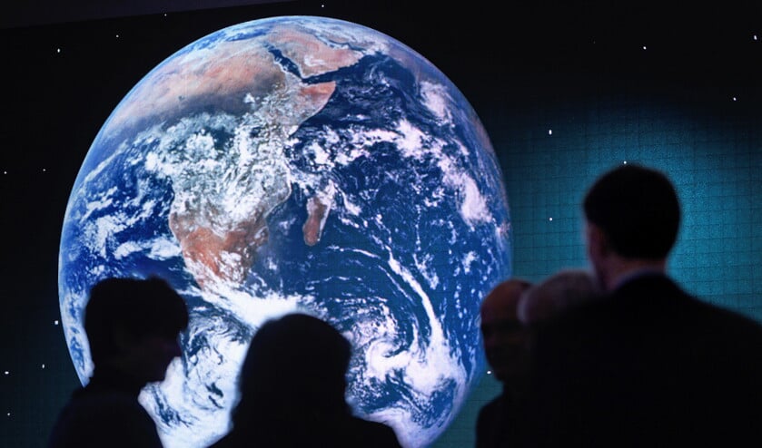 Deelnemers aan de jaarlijkse bijeenkomst van het Wereld Economisch Forum, 2017, zoals gewoonlijk in het Zwitserse Davos. (ap)