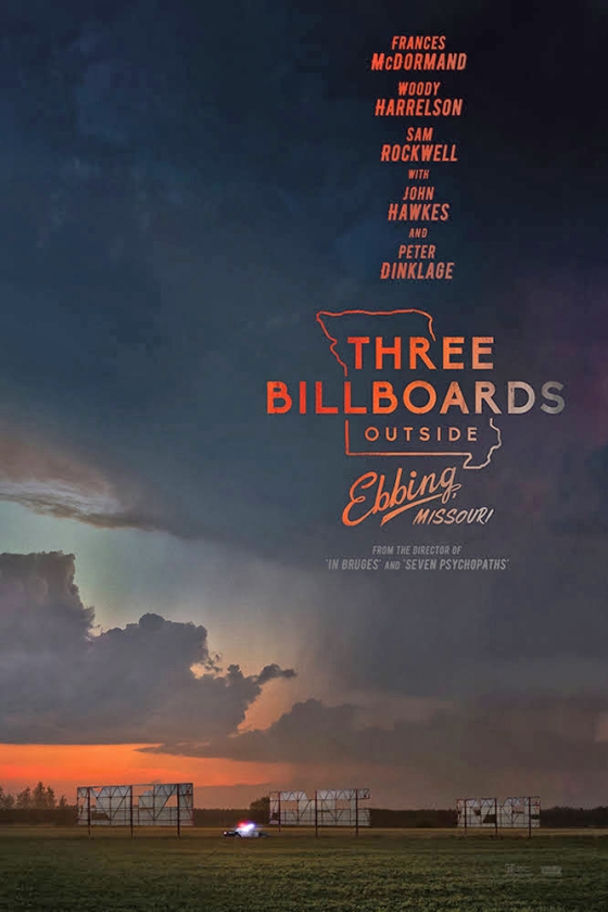 Britse filmprijs voor actuele ‘Three Billboards’ (nd)