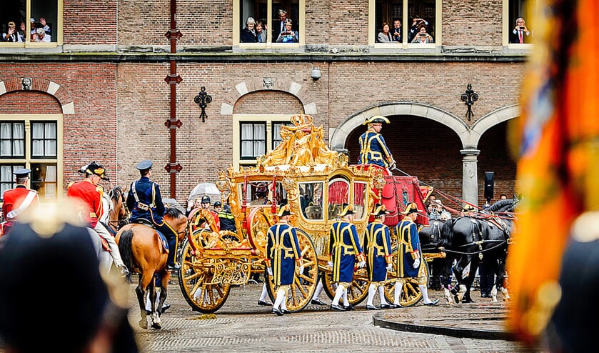 Een van de affaires die het jonge koninklijk paar aankleeft, is de restauratie van de Gouden Koets. (anp / Remko de Waal)