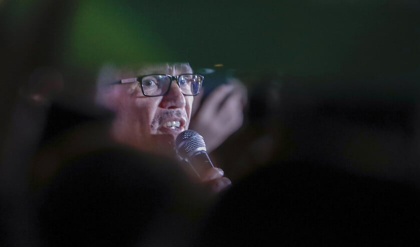 Tom Perez, voorzitter van de Democratische nationale conventie (het hoogste bestuursorgaan van de Democratische partij). Hij maakte het pro-abortusstandpunt van de Democraten tot een soort verplichte ideologische belijdenis. (epa / Erik S. Lesser)