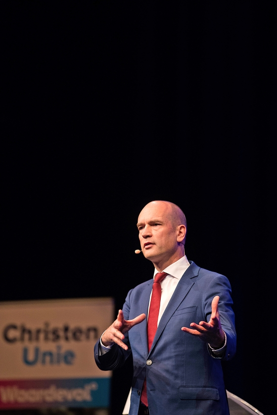 ChristenUnie-leider Gert-Jan Segers: ‘Ik merk dat we meer een campagnevoerende partij zijn geworden.’ (anp / Jeroen Jumelet)
