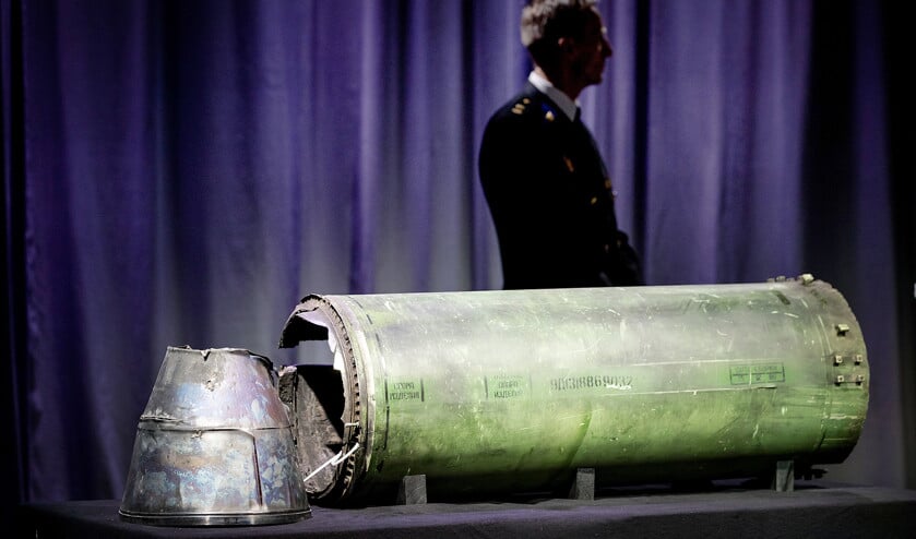 Dat in 2013 het ‘vriendschapsjaar’ met Rusland niet is afgeblazen ondanks diplomatieke incidenten, bleek een zegen na de ramp met MH17 in 2014 – toen Nederland alle diplomatieke vernuft moest inzetten om haar doelen te bereiken. Onderdeel van de BUK-raket die MH-17 neerhaalde. (anp / Robin van Lonkhuijssen)