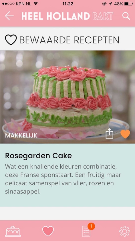 Apps: Moment en Heel Holland Bakt (nd)