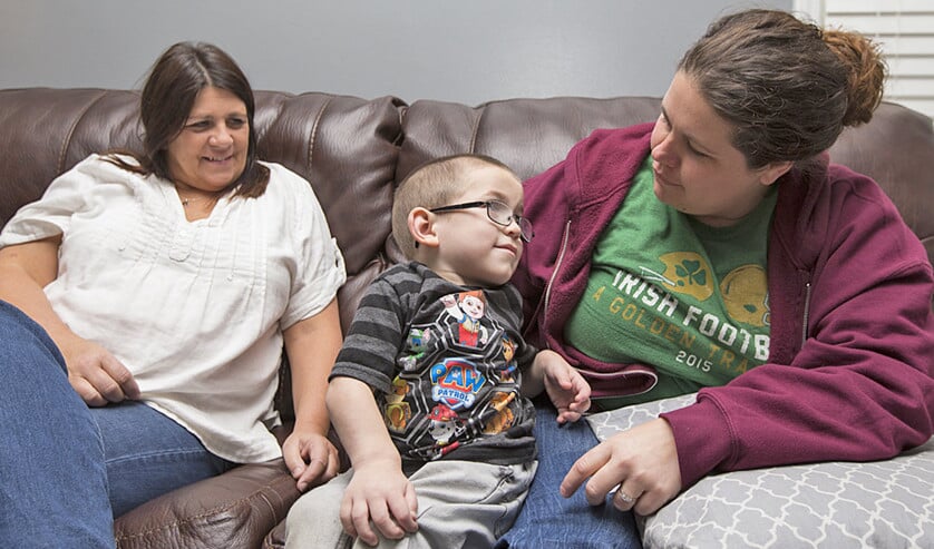 Met het Syndroom van Morquio worden kinderen zonder behandeling niet langer dan hooguit 1 meter 30. (ap / Greg Swiercz)