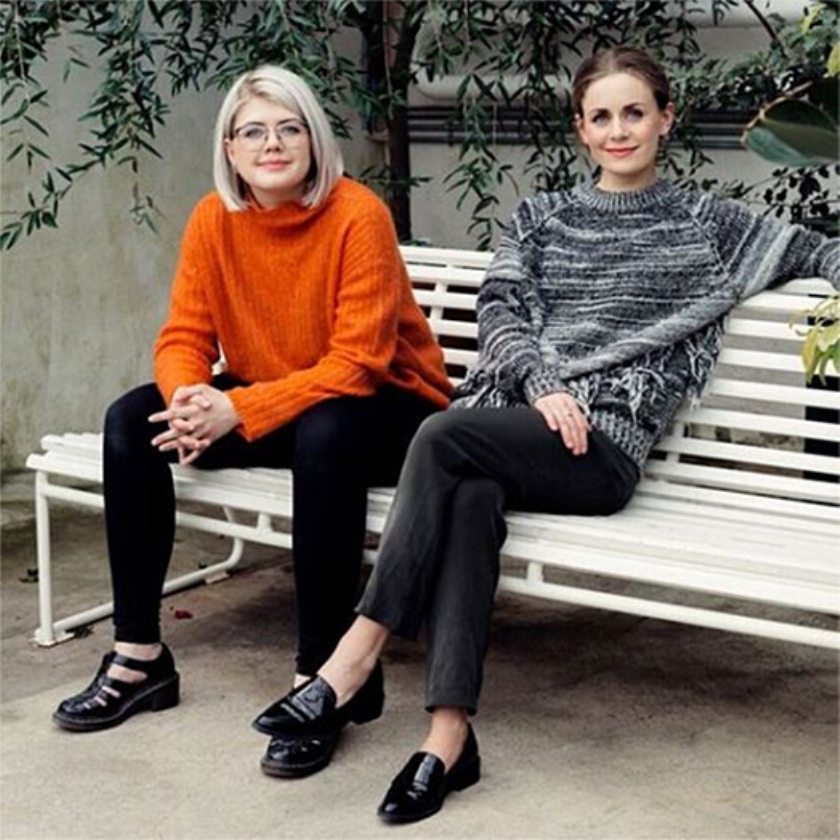 Ellen Støkken Dahl (links) en Nina Brochmann. (nd)