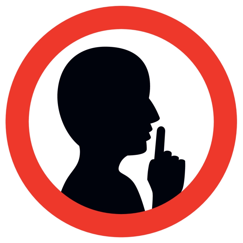 Als iemand al heeft bewezen in strijd te handelen met ons Wetboek van Strafrecht, dan hoef je niet meer te gaan zitten wachten met opnameapparatuur tot hij dat opnieuw zal doen. Een spreekverbod is dan terecht. (istock)