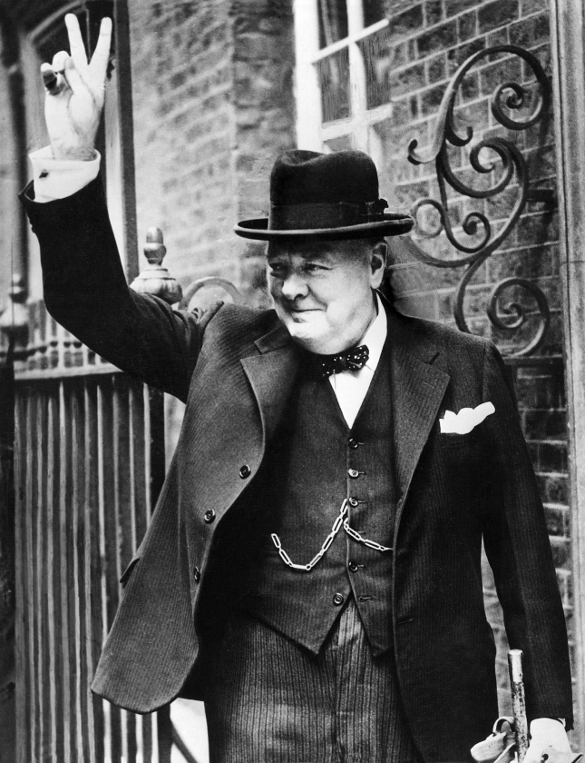 Winston Churchill in 1943. (anp)