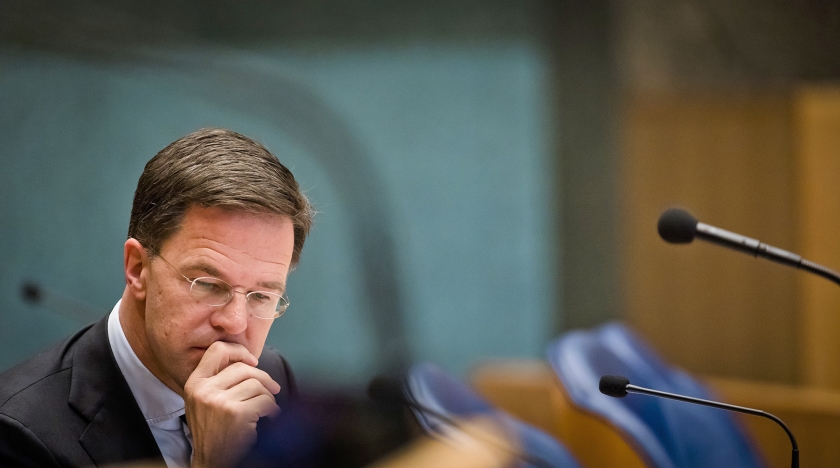 Premier Mark Rutte wil de Tweede Kamer niet garanderen dat er geen extra geld naar de Europese Unie gaat. (anp / Bart Maat)