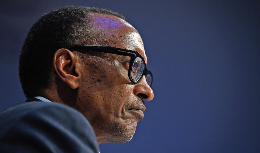 De huidige Rwandese president Paul Kagame leidde het Rwandese Patriottische Front Leger. (afp / Fabrice Coffrini)